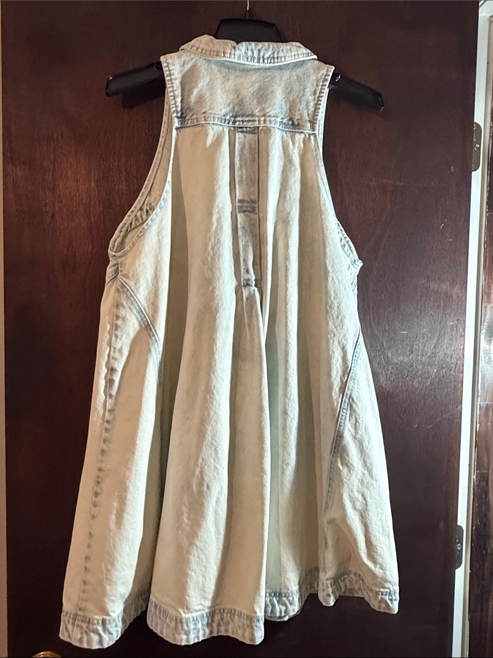 Free People Katie Acid Wash Denim Dress - Picture 5 of 5